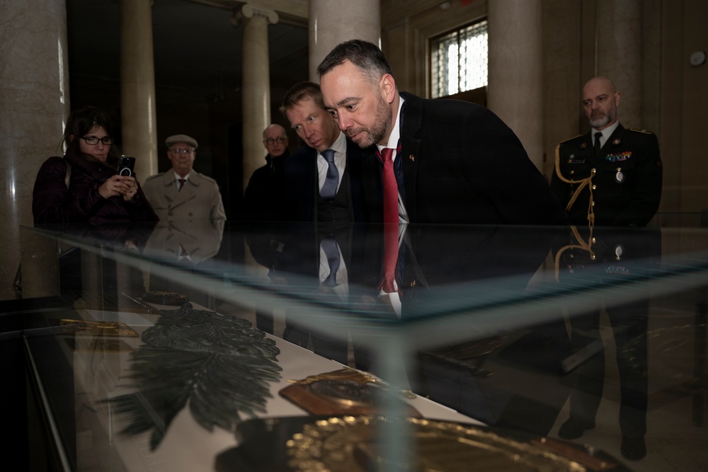 Belgian Deputy Prime Minister and Minister of Foreign Affairs Maxime Prévot Visits ANC for the 81st Battle of the Bulge Commemoration Ceremony