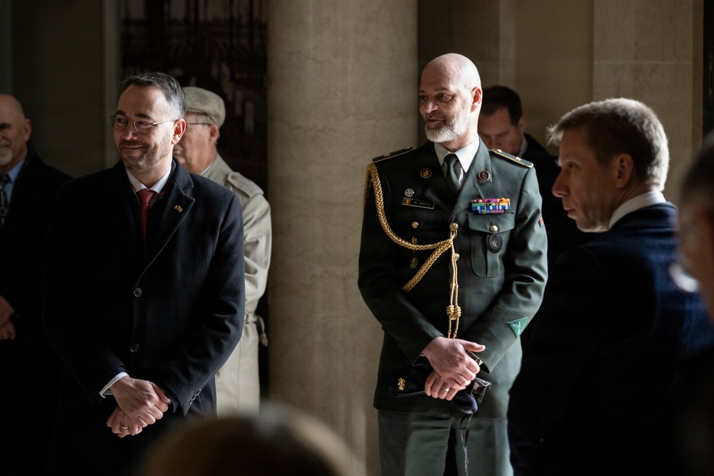 Belgian Deputy Prime Minister and Minister of Foreign Affairs Maxime Prévot Visits ANC for the 81st Battle of the Bulge Commemoration Ceremony