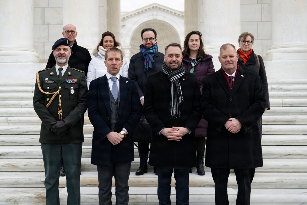 Belgian Deputy Prime Minister and Minister of Foreign Affairs Maxime Prévot Visits ANC for the 81st Battle of the Bulge Commemoration Ceremony