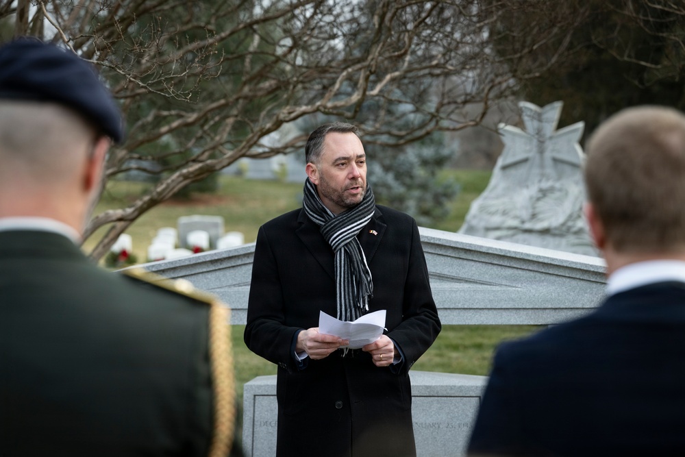 Belgian Deputy Prime Minister and Minister of Foreign Affairs Maxime Prévot Visits ANC for the 81st Battle of the Bulge Commemoration Ceremony