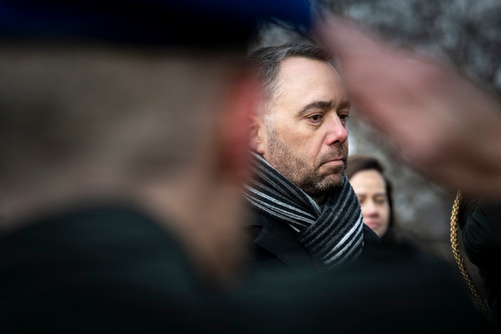 Belgian Deputy Prime Minister and Minister of Foreign Affairs Maxime Prévot Visits ANC for the 81st Battle of the Bulge Commemoration Ceremony