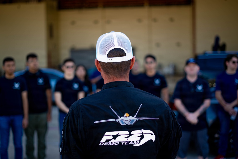 F-22 Raptor Aerial Demonstration Team performs at Wings Over South Texas 2025