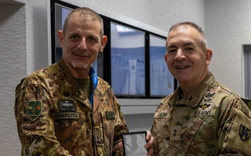 21st Theater Sustainment Command Meets With Brigadier General Nicola Mandolesi
