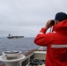 Coast Guard Cutter Munro monitors oil tanker Bella 1 in North Atlantic Ocean