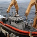 Coast Guard Cutter Munro monitors oil tanker Bella 1 in North Atlantic Ocean