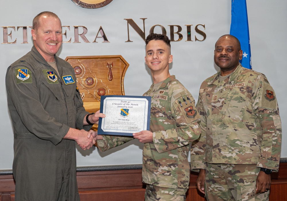 Crusader of the Month: Airman 1st Class Liam Mora