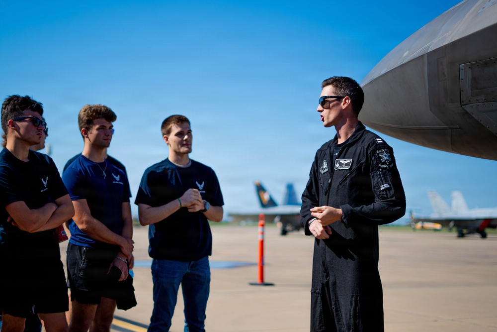 F-22 Raptor Aerial Demonstration Team performs at Wings Over South Texas 2025