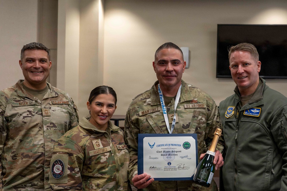 Fairchild senior master sergeants selected for promotion to chief