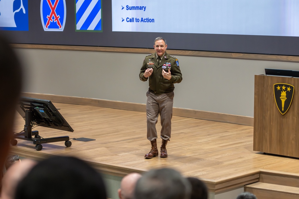XVIII Airborne Corps Commanding General Speaks at the U.S. Army War College