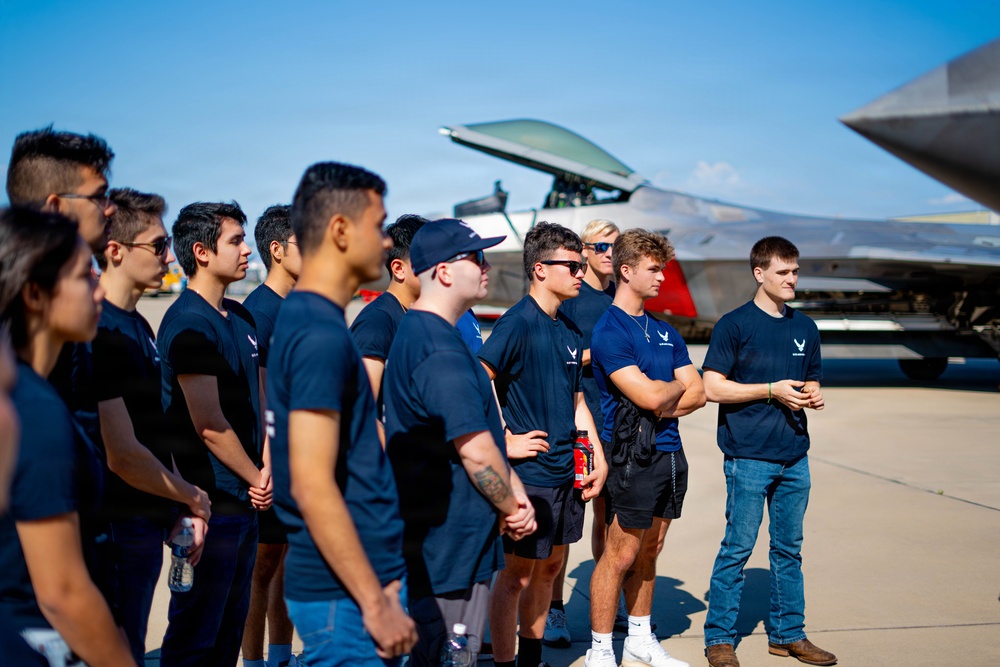 F-22 Raptor Aerial Demonstration Team performs at Wings Over South Texas 2025
