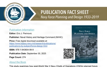 Publication Fact Sheet, NAVY FORCE PLANNING AND DESIGN 1933–2019