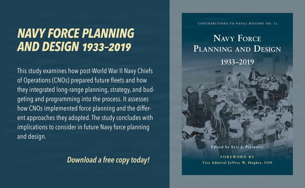 Publication Web Banner, NAVY FORCE PLANNING AND DESIGN 1933-2019