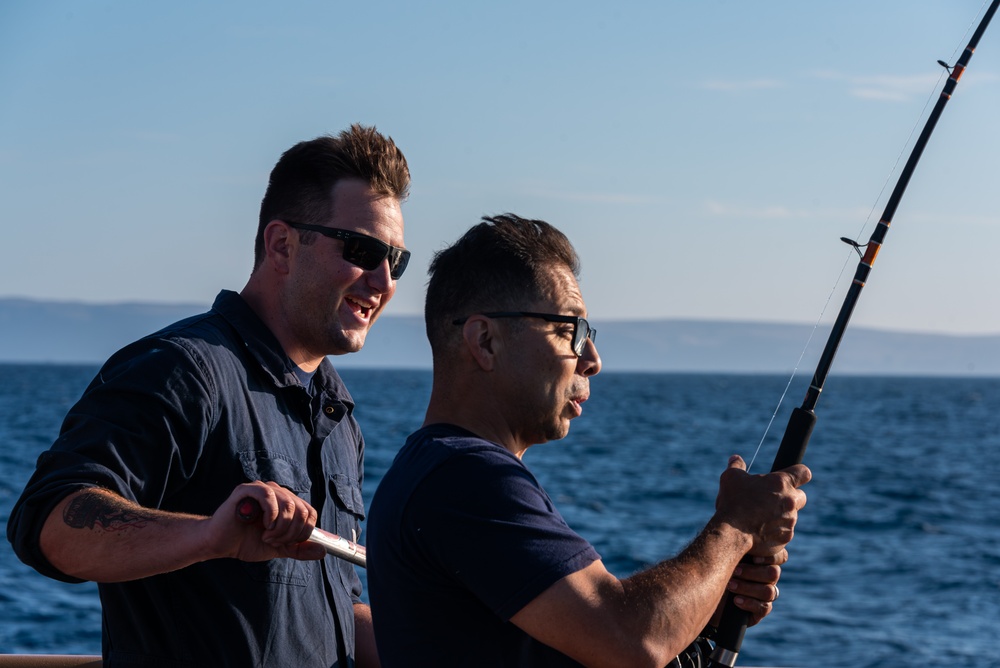 USCG Cutter Blackfin goes underway to patrol the Southern California coast