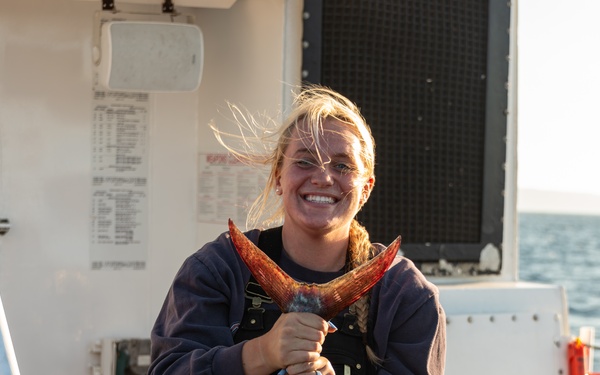 USCG Cutter Blackfin goes underway to patrol the Southern California coast
