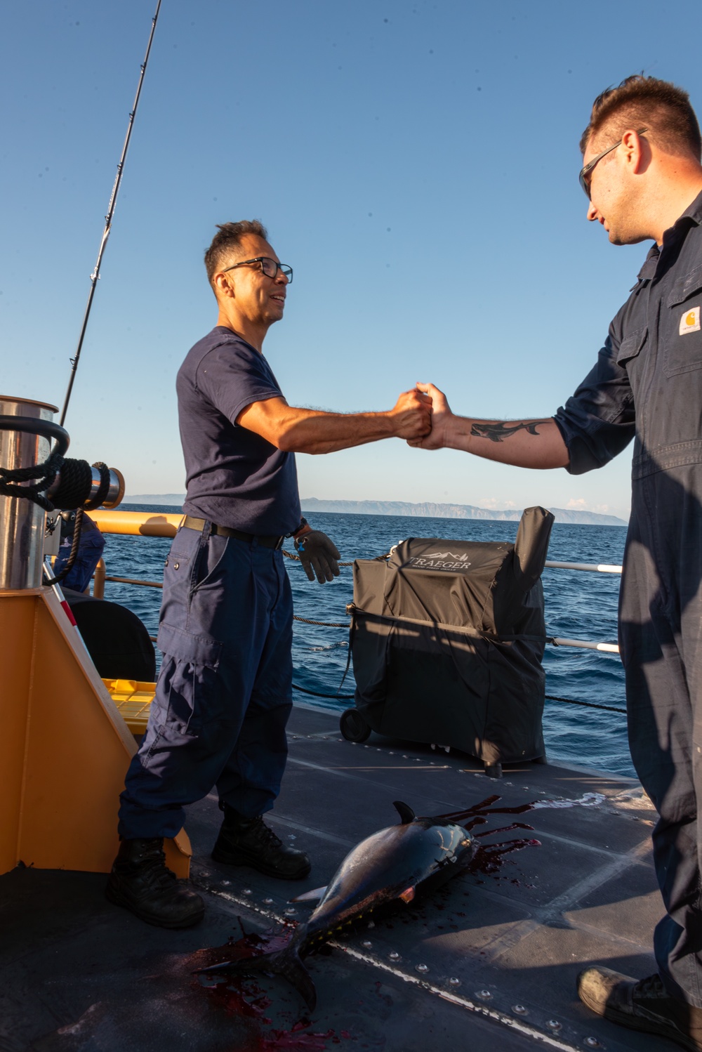 USCG Cutter Blackfin goes underway to patrol the Southern California coast