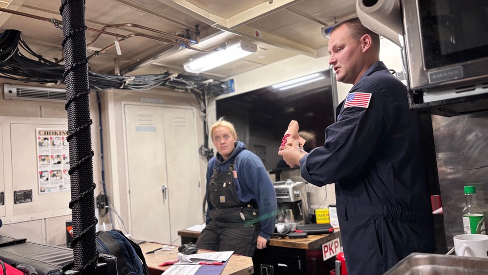 USCG Cutter Blackfin goes underway to patrol the Southern California coast