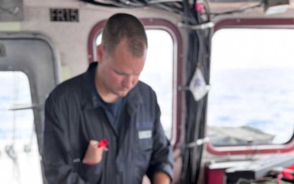 USCG Cutter Blackfin goes underway to patrol the Southern California coast