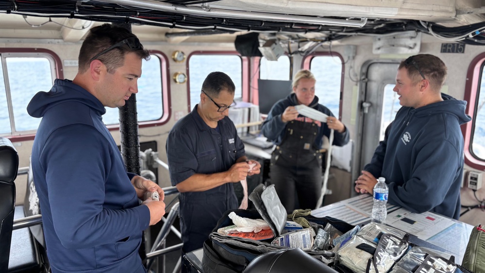 USCG Cutter Blackfin goes underway to patrol the Southern California coast
