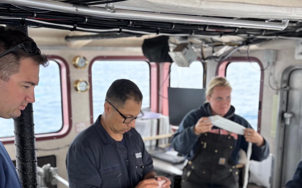 USCG Cutter Blackfin goes underway to patrol the Southern California coast