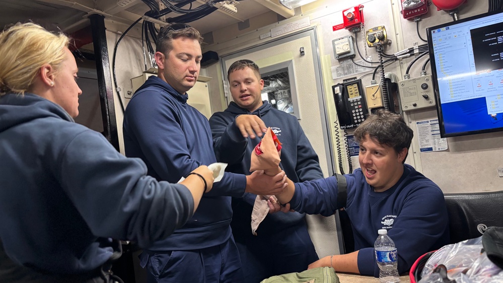 USCG Cutter Blackfin goes underway to patrol the Southern California coast