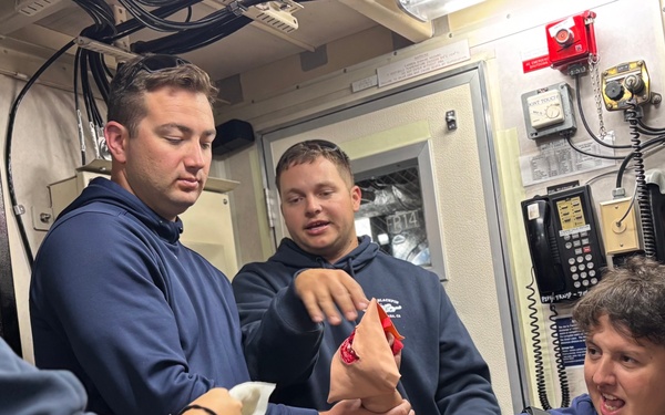 USCG Cutter Blackfin goes underway to patrol the Southern California coast
