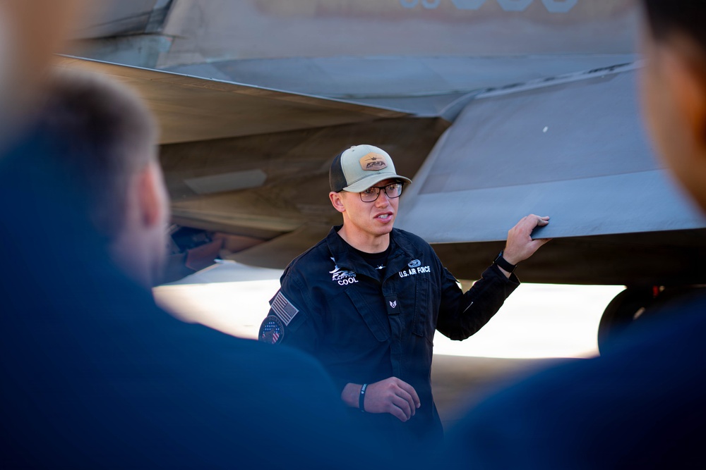 F-22 Raptor Aerial Demonstration Team performs at Wings Over South Texas 2025