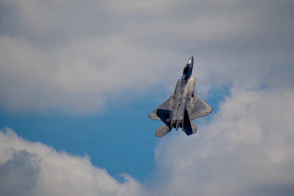 F-22 Raptor Aerial Demonstration Team performs at Wings Over South Texas 2025