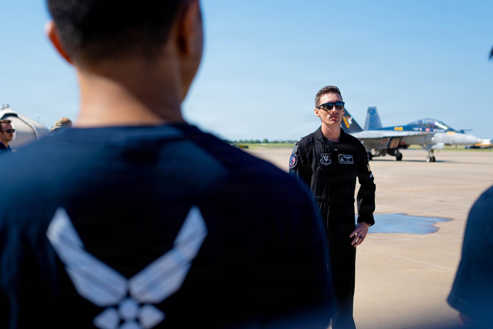 F-22 Raptor Aerial Demonstration Team performs at Wings Over South Texas 2025