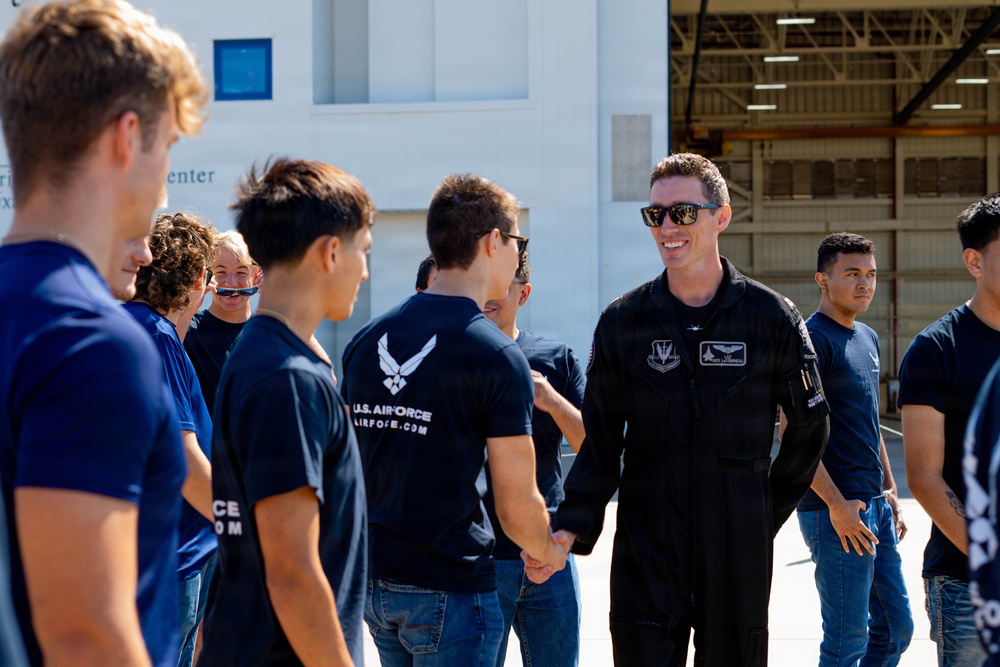 F-22 Raptor Aerial Demonstration Team performs at Wings Over South Texas 2025