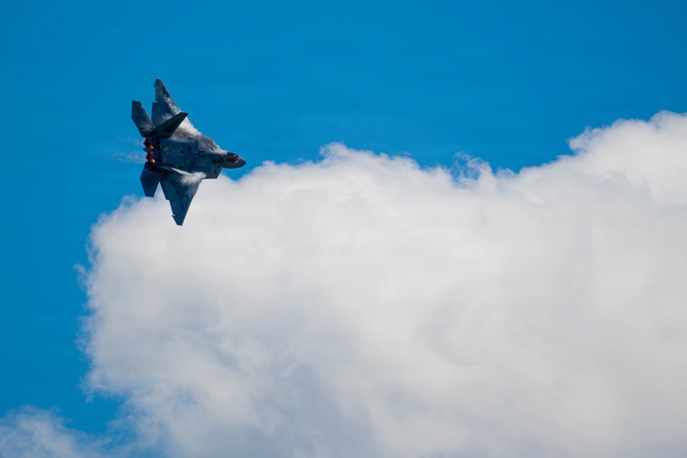 F-22 Raptor Aerial Demonstration Team performs at Wings Over South Texas 2025