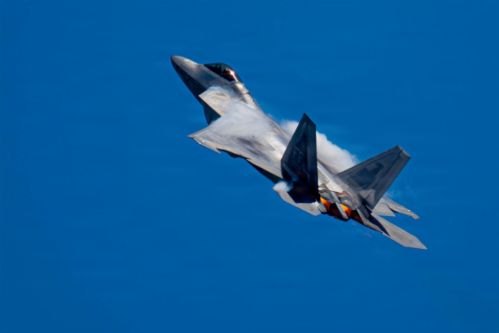 F-22 Raptor Aerial Demonstration Team performs at Wings Over South Texas 2025