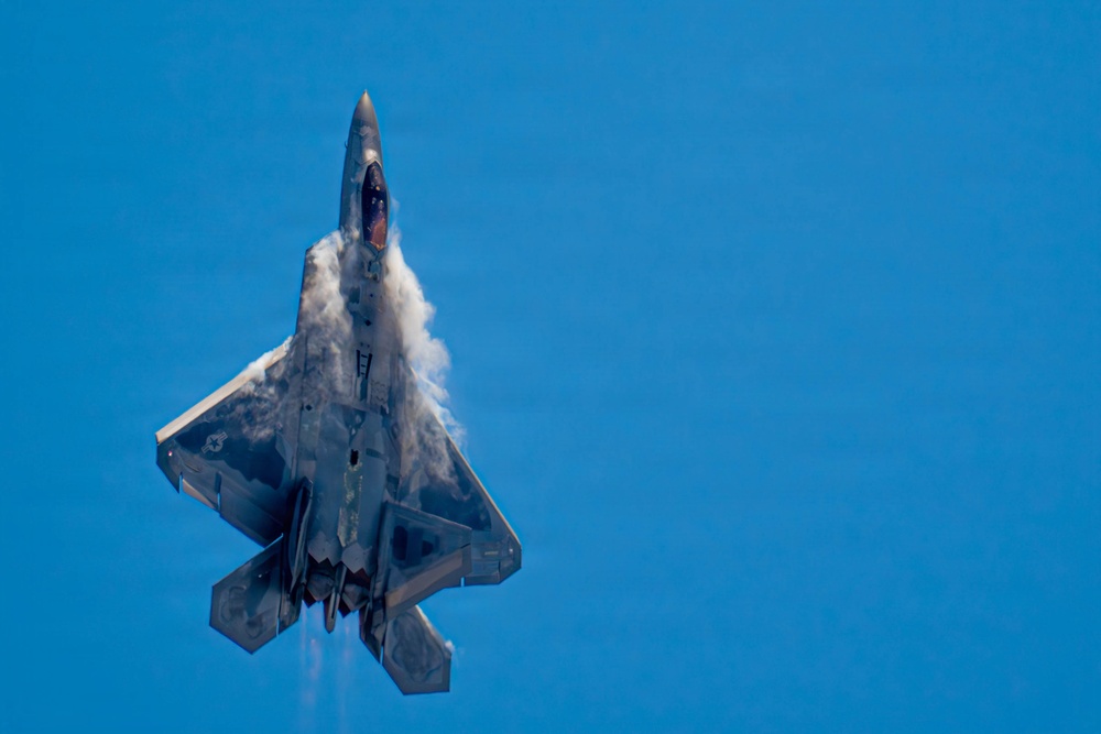 F-22 Raptor Aerial Demonstration Team performs at Wings Over South Texas 2025