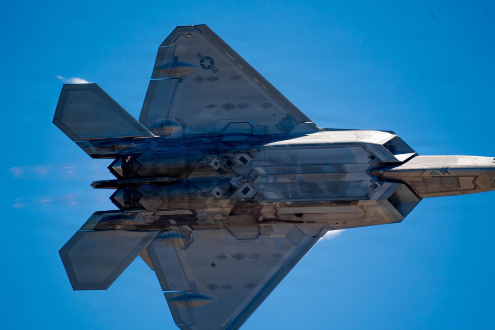 F-22 Raptor Aerial Demonstration Team performs at Wings Over South Texas 2025