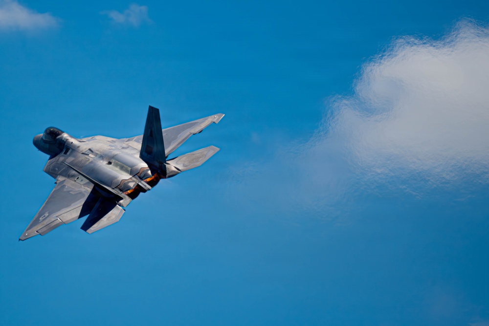 F-22 Raptor Aerial Demonstration Team performs at Wings Over South Texas 2025