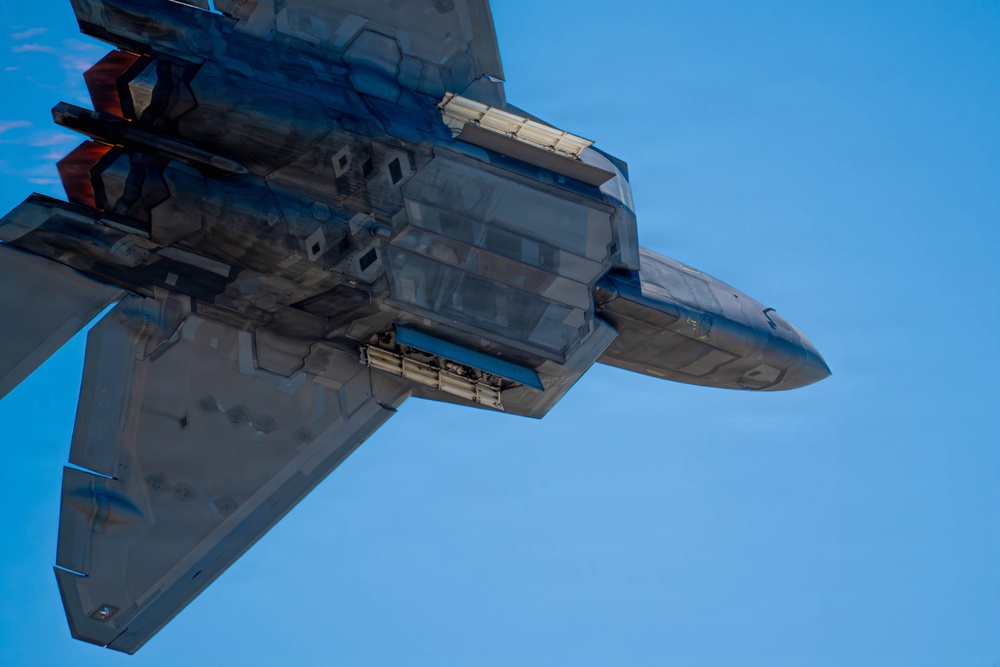 F-22 Raptor Aerial Demonstration Team performs at Wings Over South Texas 2025