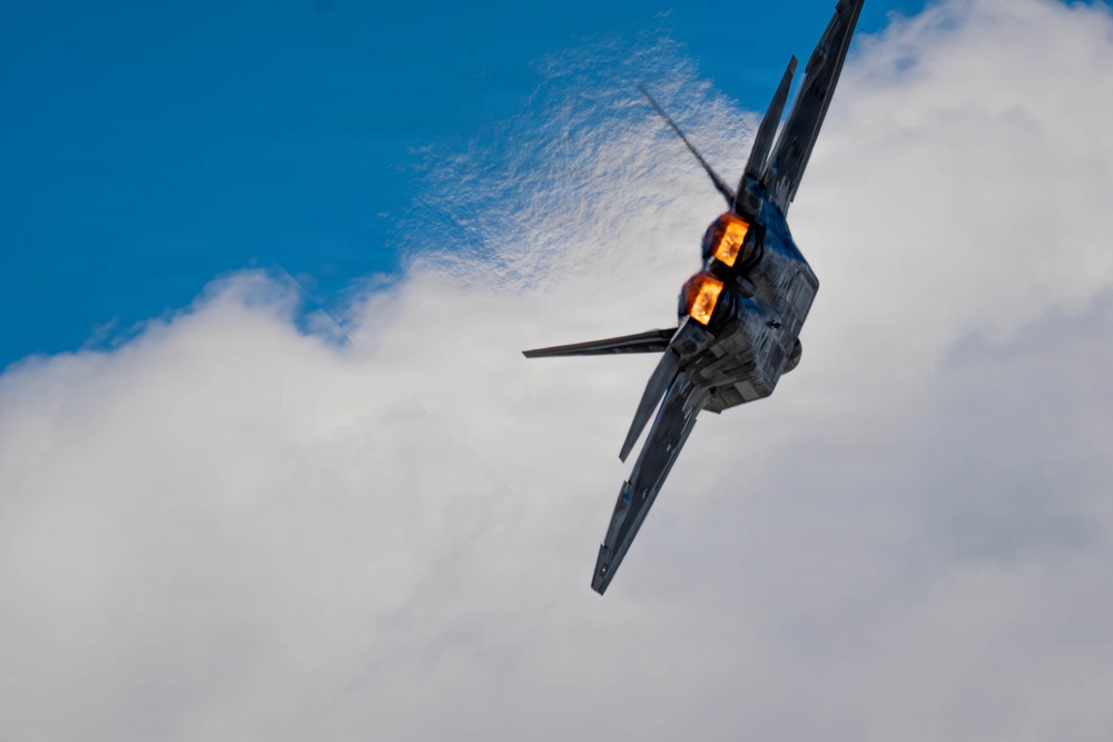 F-22 Raptor Aerial Demonstration Team performs at Wings Over South Texas 2025