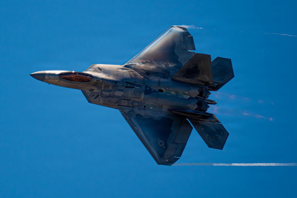 F-22 Raptor Aerial Demonstration Team performs at Wings Over South Texas 2025