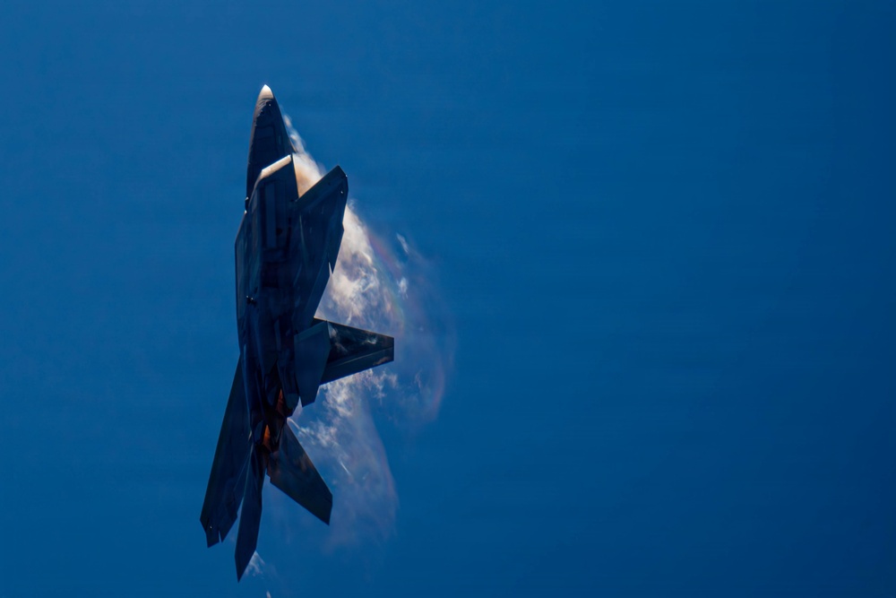 F-22 Raptor Aerial Demonstration Team performs at Wings Over South Texas 2025