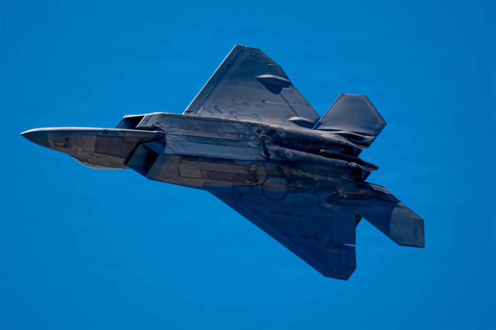 F-22 Raptor Aerial Demonstration Team performs at Wings Over South Texas 2025