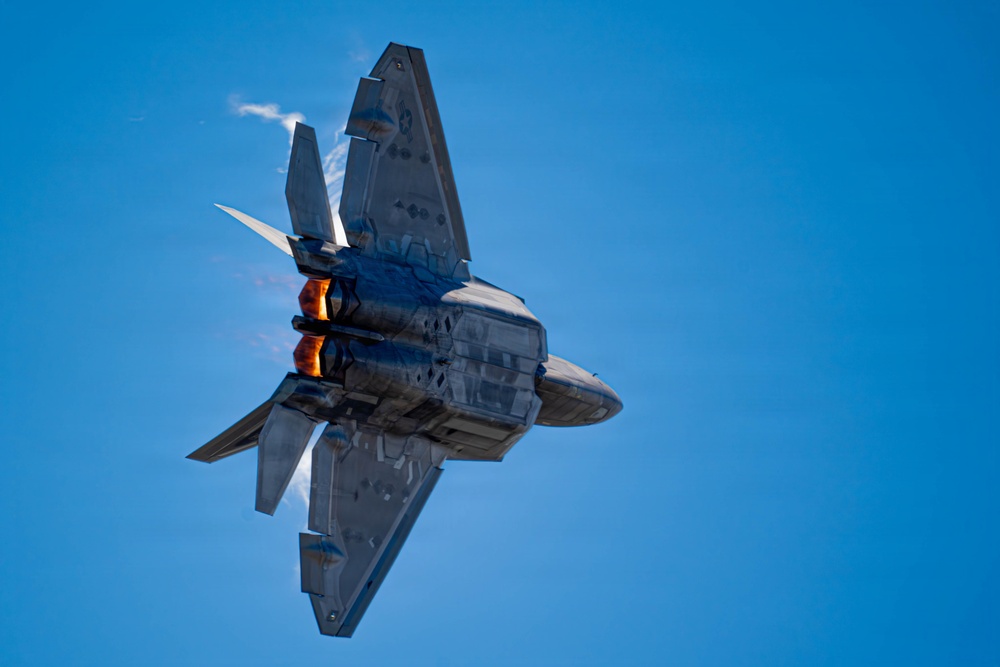 F-22 Raptor Aerial Demonstration Team performs at Wings Over South Texas 2025