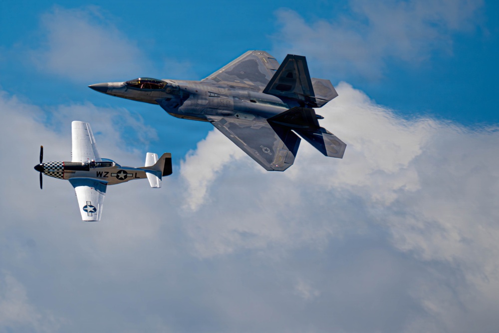F-22 Raptor Aerial Demonstration Team performs at Wings Over South Texas 2025