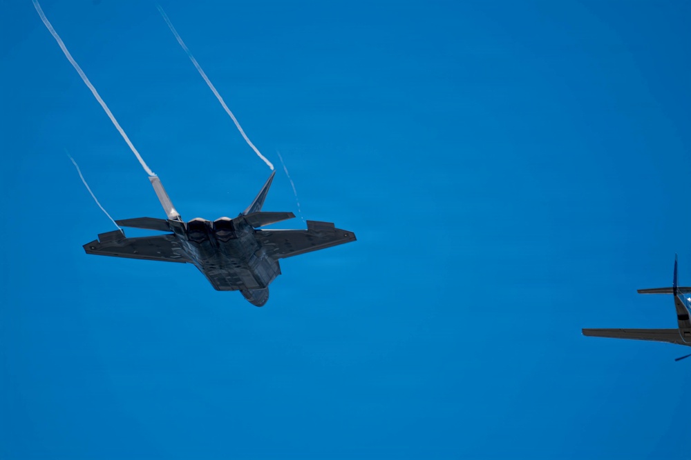 F-22 Raptor Aerial Demonstration Team performs at Wings Over South Texas 2025