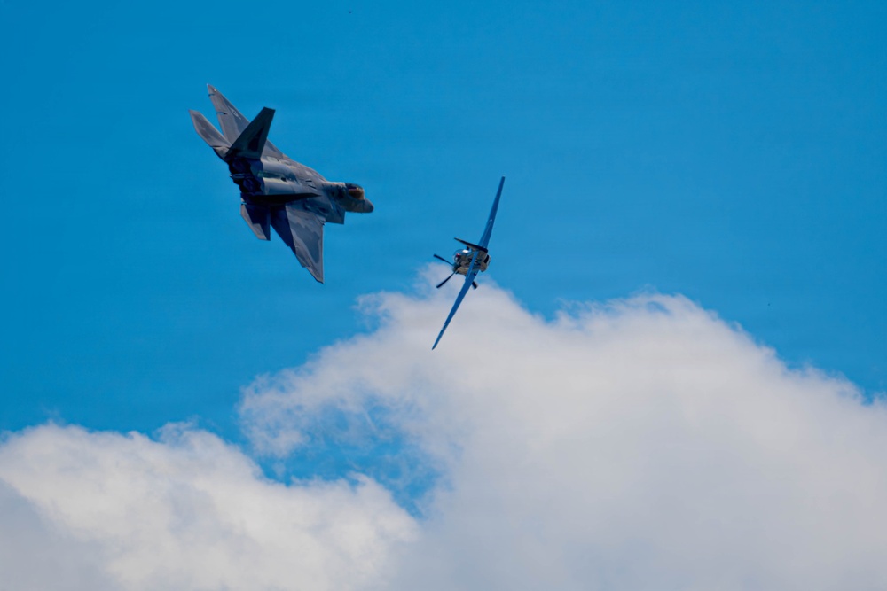 F-22 Raptor Aerial Demonstration Team performs at Wings Over South Texas 2025