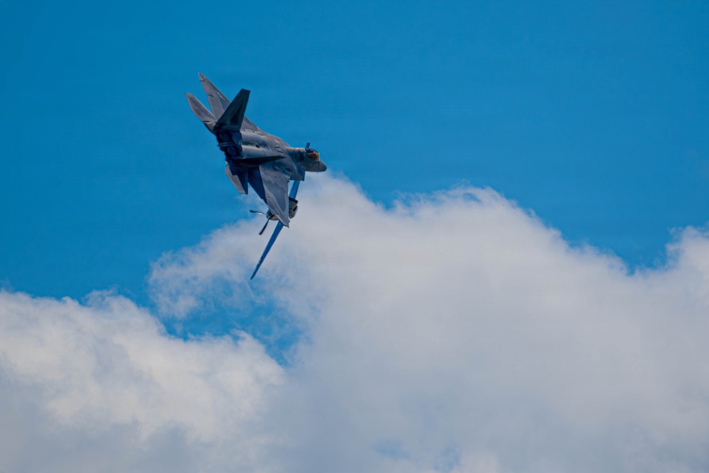 F-22 Raptor Aerial Demonstration Team performs at Wings Over South Texas 2025