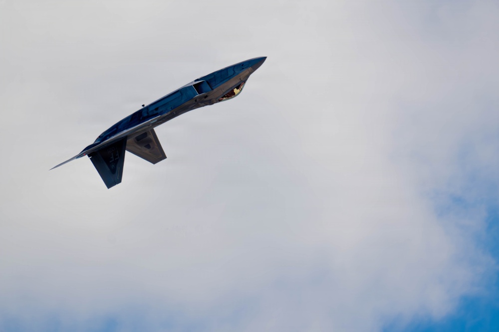 F-22 Raptor Aerial Demonstration Team performs at Wings Over South Texas 2025