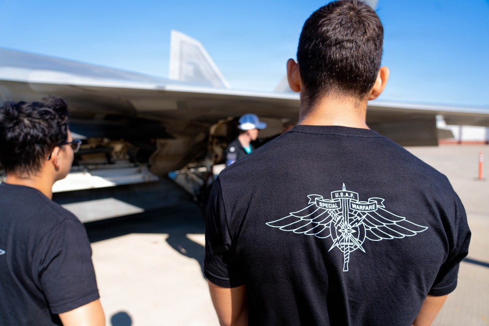 F-22 Raptor Aerial Demonstration Team performs at Wings Over South Texas 2025