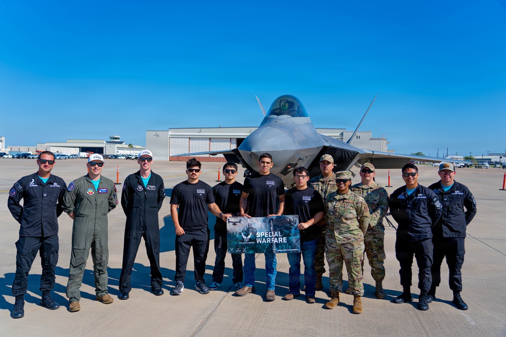 F-22 Raptor Aerial Demonstration Team performs at Wings Over South Texas 2025