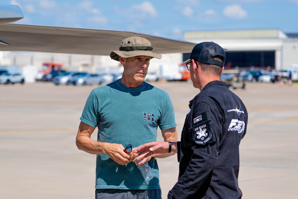 F-22 Raptor Aerial Demonstration Team performs at Wings Over South Texas 2025