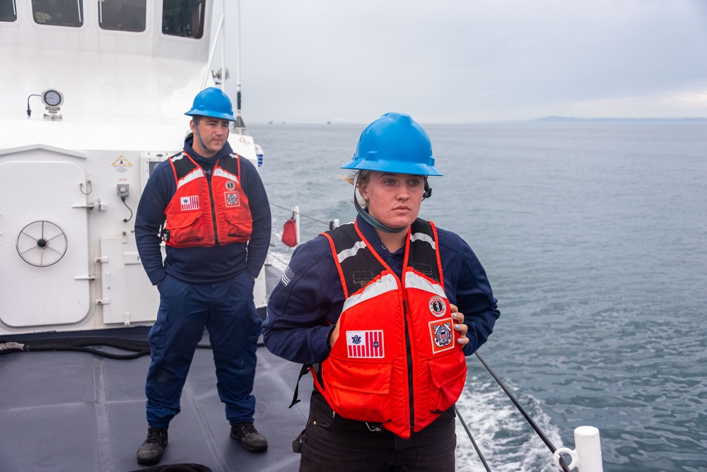USCG Cutter Blackfin returns to homeport after a patrol off the coast of Southern California coast