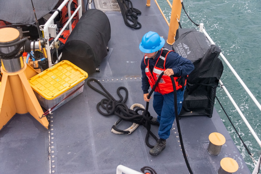 USCG Cutter Blackfin goes underway to patrol the Southern California coast